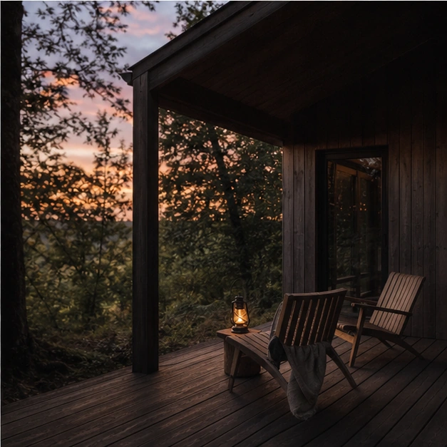A closer look at the cabin